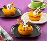 かぼちゃのモンブラン風ハロウィンケーキ