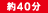 約40分 約40分