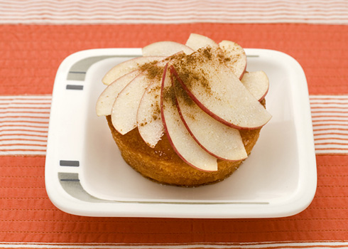 りんごの花カスタードケーキ 手作りレシピ カスタードケーキ お口の恋人 ロッテ