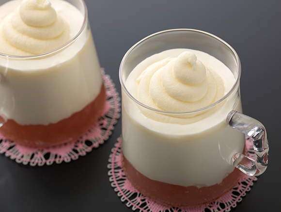 小梅わらび餅の爽やかヨーグルトデザート