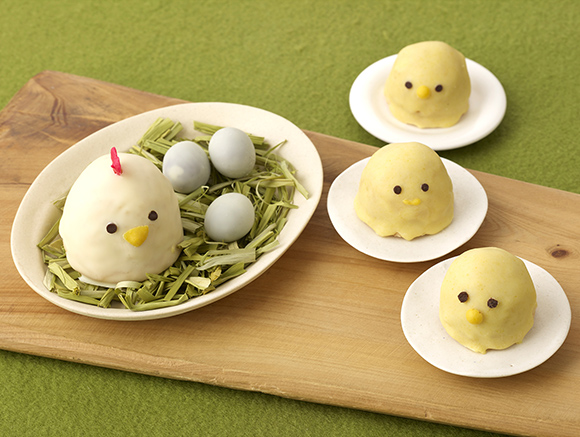 ほっこりぴよぴよ親子ケーキ