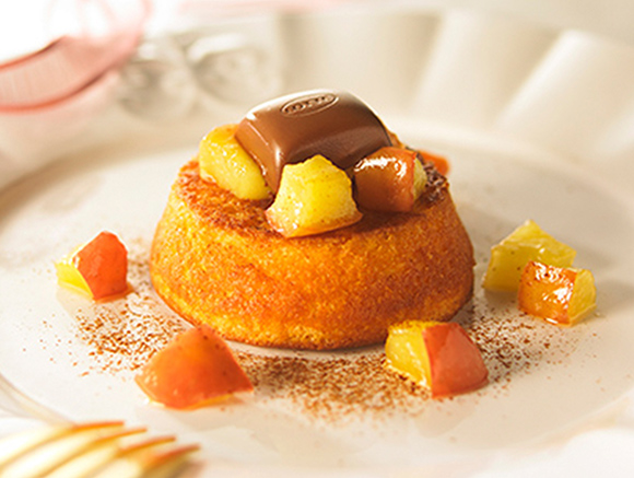 りんごのホットデザート ～Bacchus仕立て～