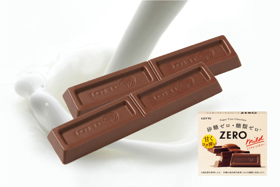 〔ZEROの特殊乳原料１〕糖類ゼロでもしっかり甘くコクがあっておいしいチョコレート