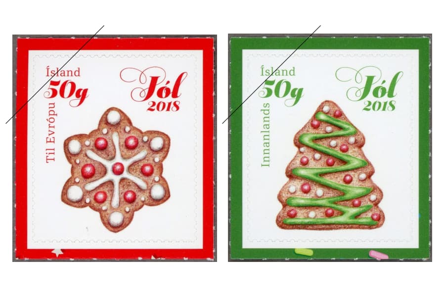 アイスランド クリスマス切手