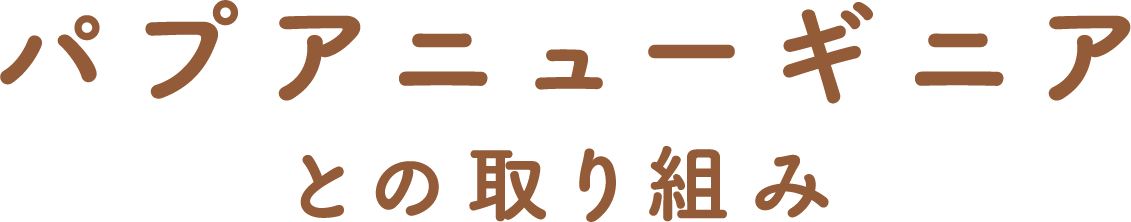 ガーナ共和国のカカオ豆生産地での活動