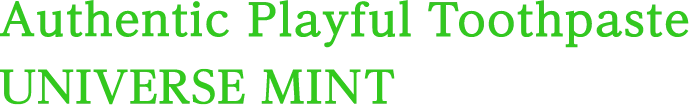Authentic Playful Toothpaste UNIVERSE MINT