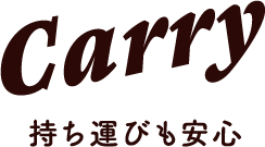 Carry 持ち運びも安心