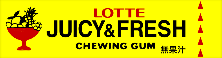 LOTTE JUICY & FRESH CHEWING GUM