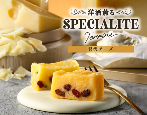 洋酒香るスペシャリテテリーヌ贅沢チーズ