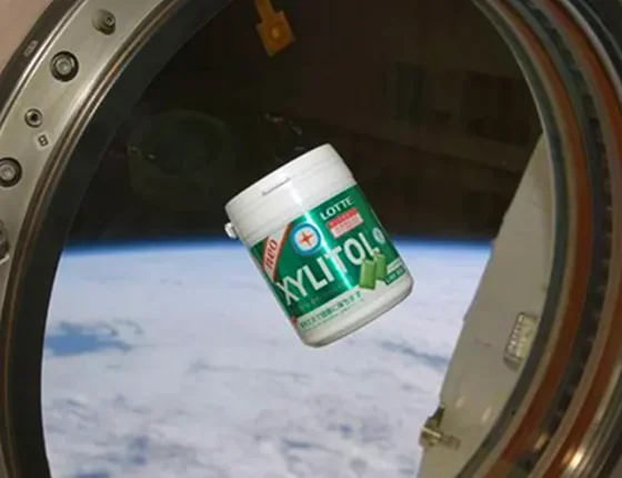 キシリトールガムは宇宙へ