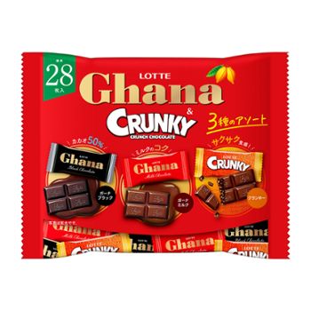 ガーナ&クランキーシェアパック