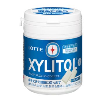 キシリトールガム<フレッシュミント>ファミリーボトル