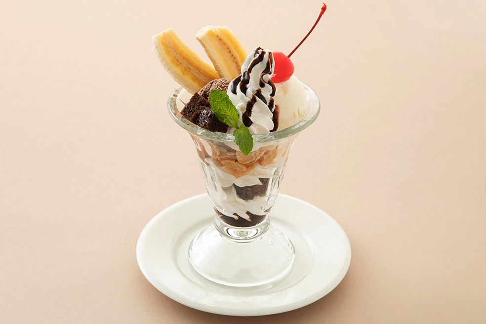 チョコバナナパフェ