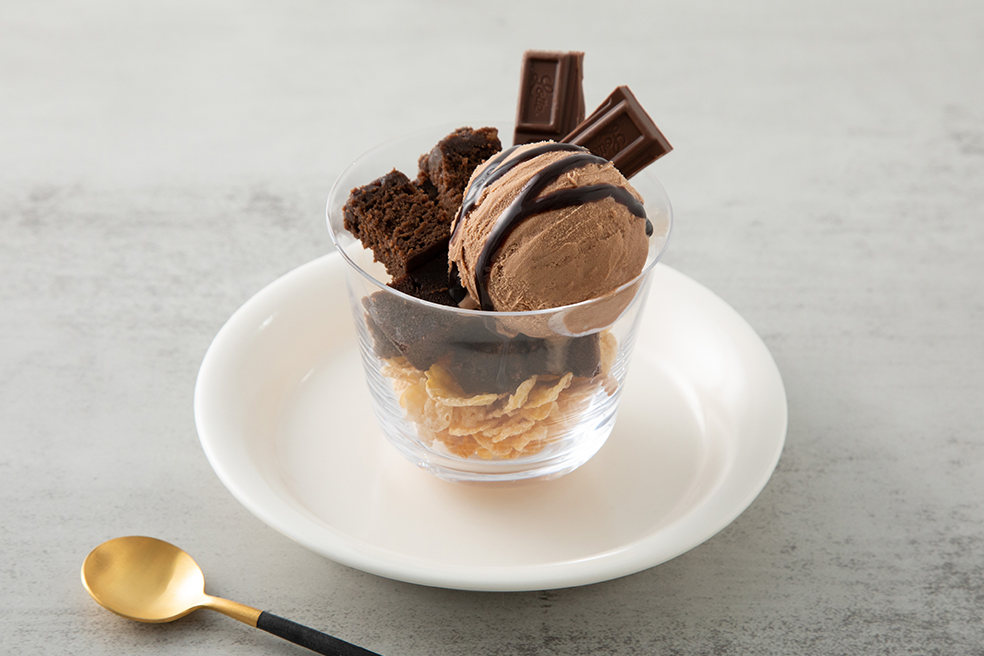 チョコ尽くしパフェ