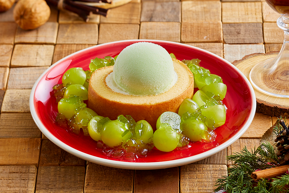 マスカットロールケーキ