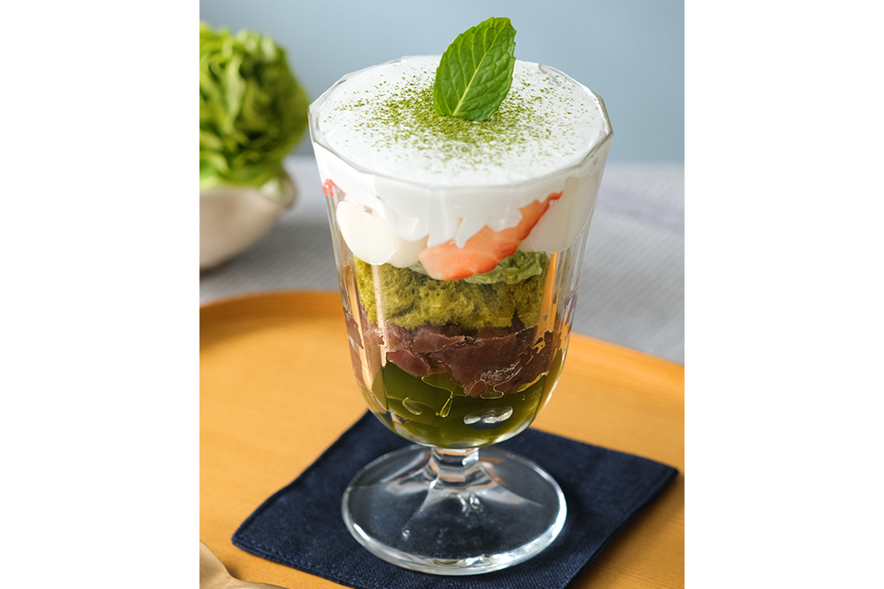 新緑のお抹茶ぱふぇ
