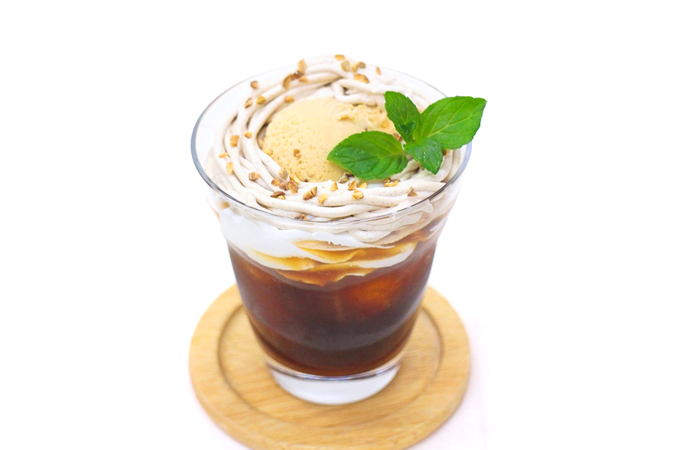 飲むモンブラン