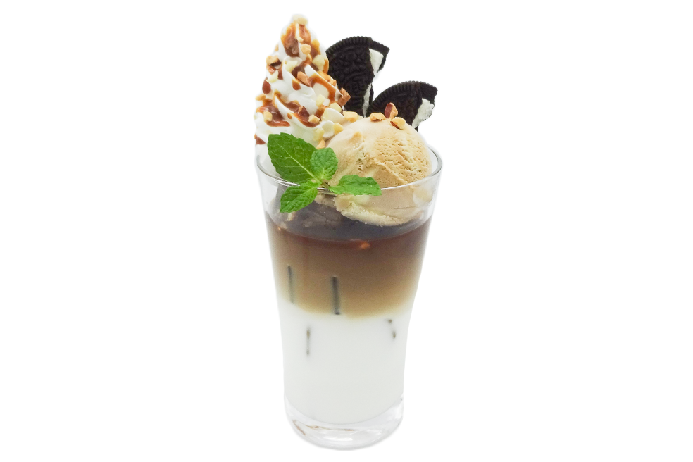 キャラメル＆バニラのアイスカフェラテ