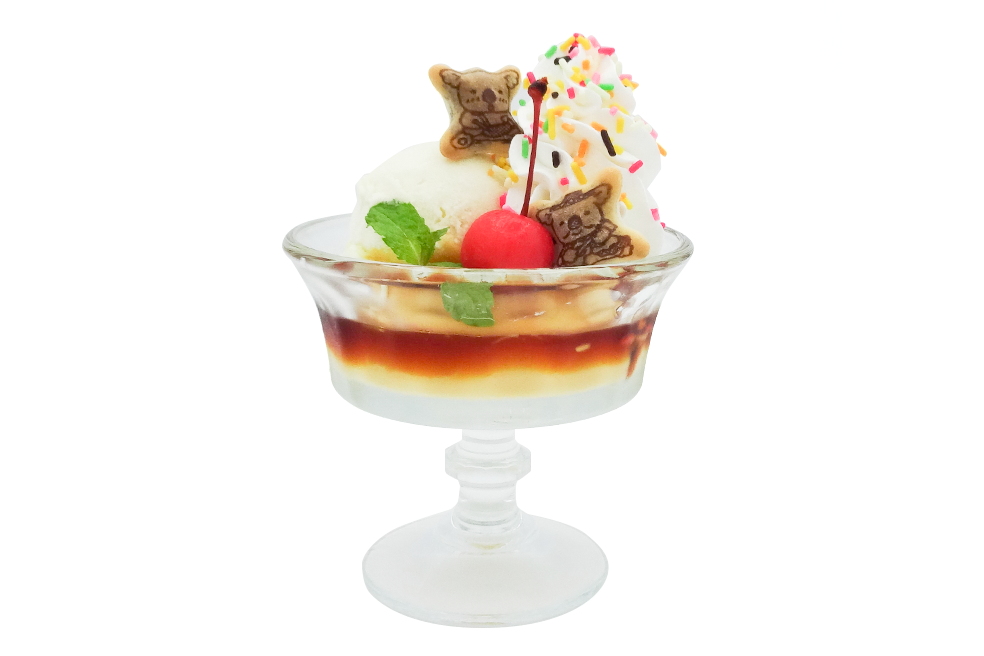 バナナのプリンアラモード