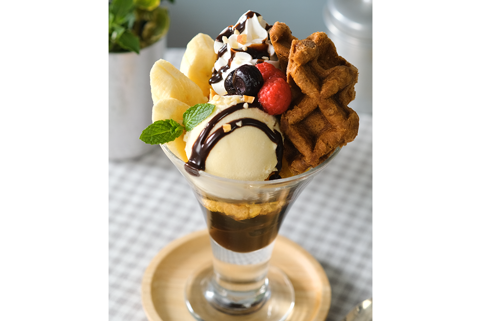 チョコ＆バナナパフェ
