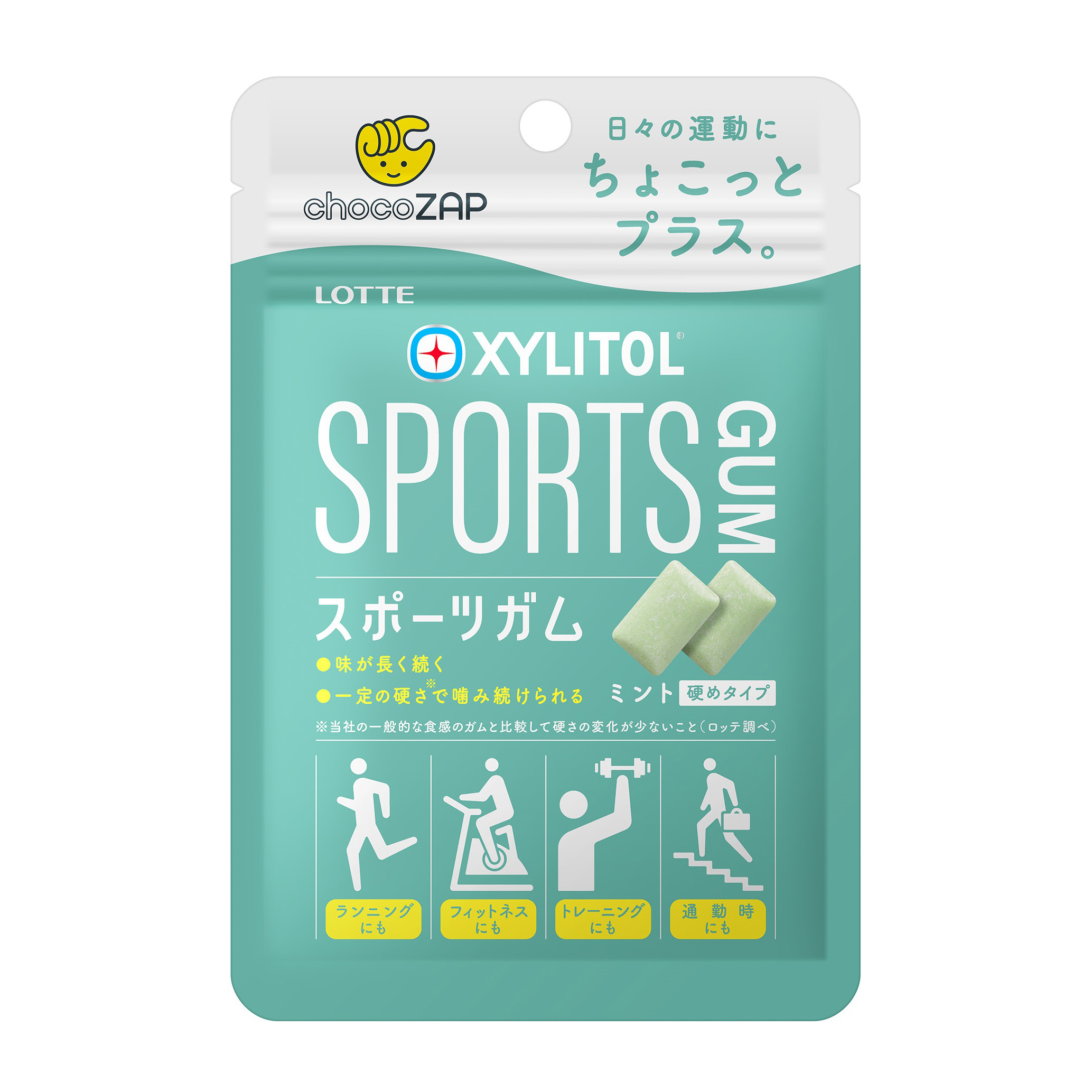 キシリトール　スポーツガム＜ミント＞