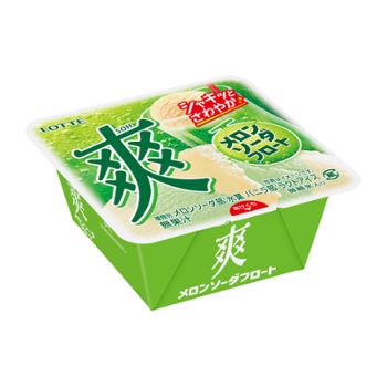 爽 メロンソーダフロート 爽 メロンソーダフロート